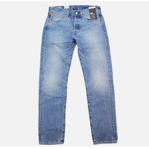 Levi's Premium 501 W36 L32 Selvedge Men's Jeans Slim Taper 100% Cotton Denim New